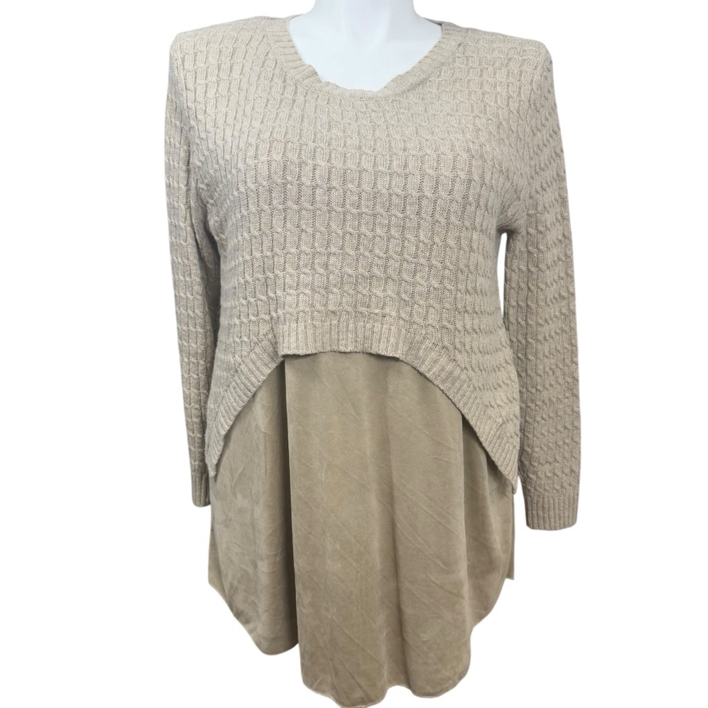 Selfie Couture Sweater, M/L, Beige